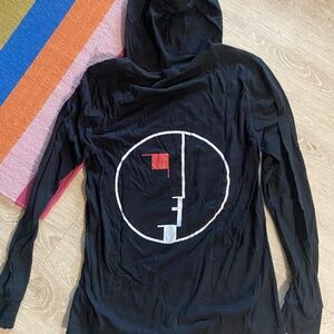 peter murphy/bauhaus your merch long sleeve hoodie